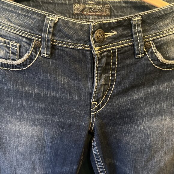 Silver Jeans Suki 29x32 Bootcut Dark Jeans- Like New! Discounted Shipping - Picture 1 of 4